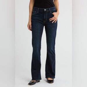 Hudson Blair High Waist Bootcut Jeans in Dancing Queen Dark Wash US 27